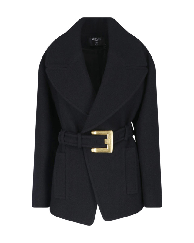 [Balmain] Coat FW26 HF1UA215WC700PA
