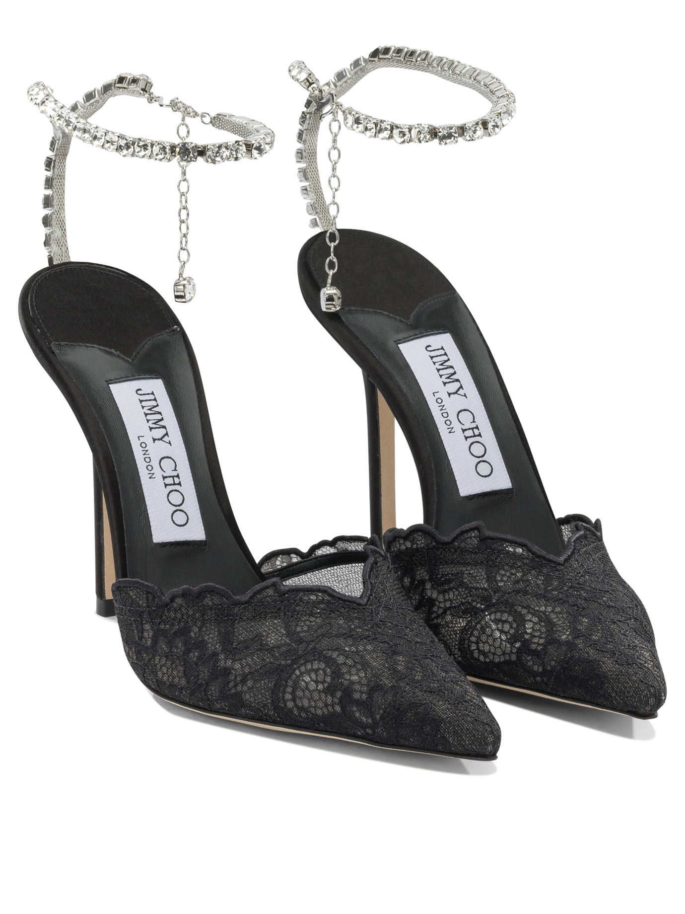 [Jimmy Choo] Pumps FW26 SAEDA 100GQVBLACK/CRYSTAL