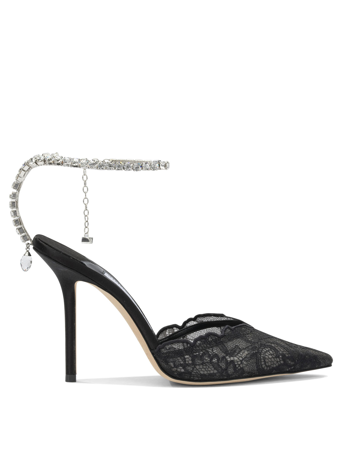 [Jimmy Choo] Pumps FW26 SAEDA 100GQVBLACK/CRYSTAL