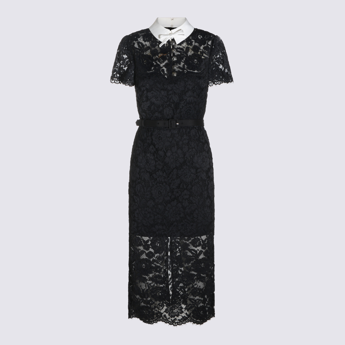 [Self - portrait] Short sleeve dress FW26 AW26019MAB
