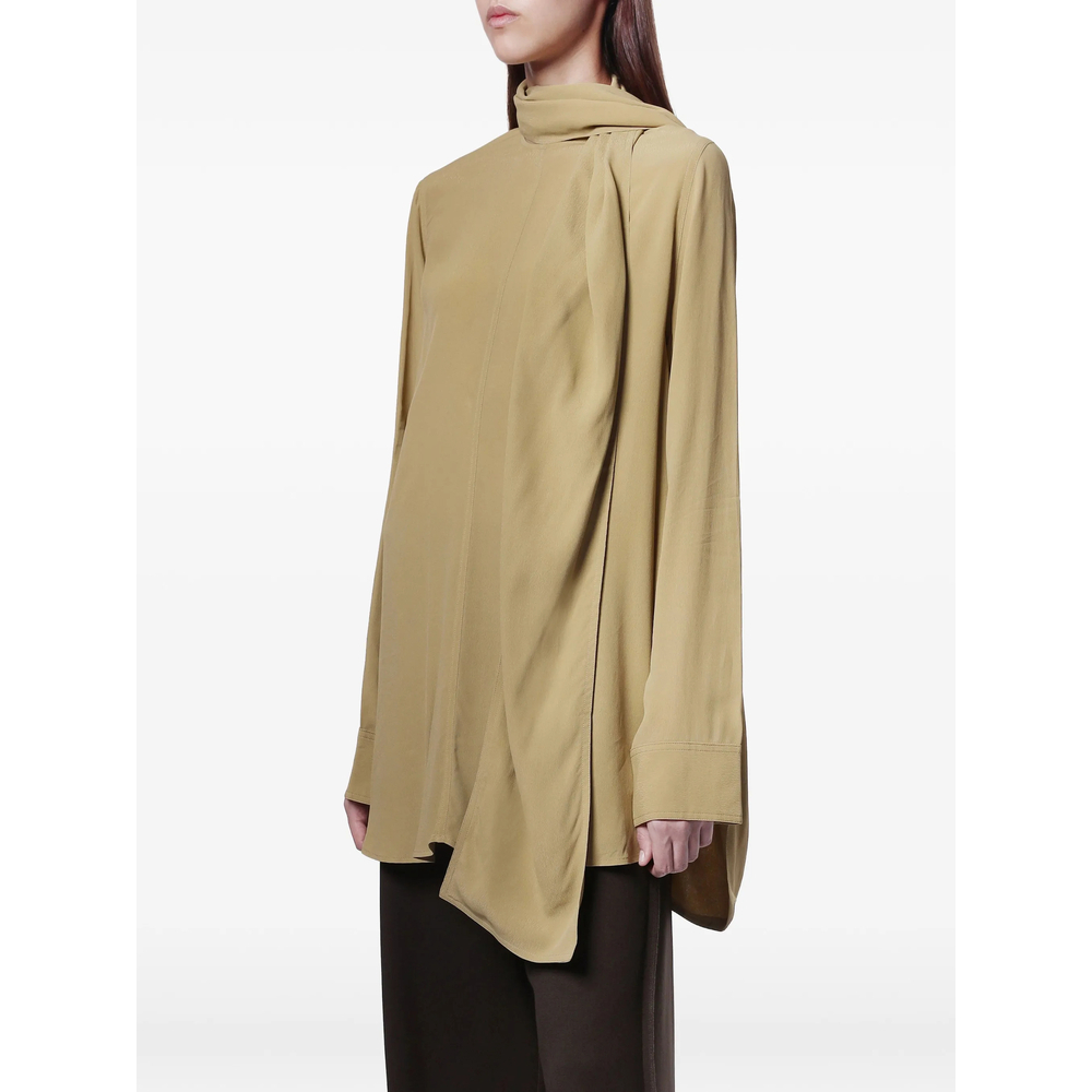 [TOTEME] Blouse FW26 263-WRT0760 FB0670-272 DESER