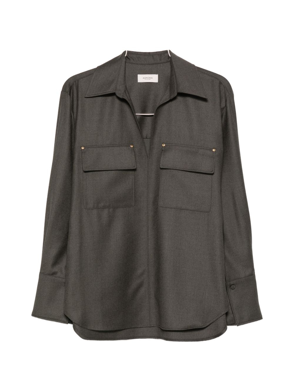[AGNONA] Shirts Long Sleeve FW26 TD1202YU1142E73