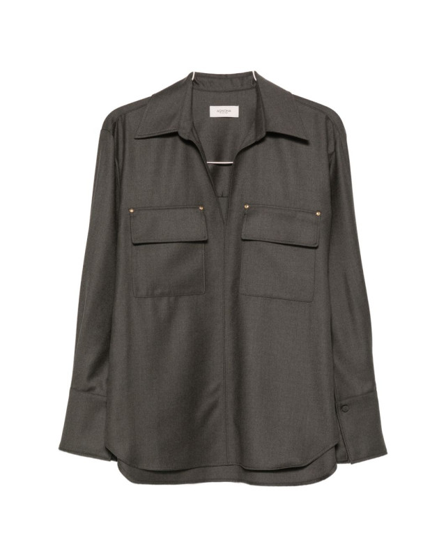 [AGNONA] Shirts Long Sleeve FW26 TD1202YU1142E73
