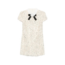 [Self - portrait] Short sleeve dress FW26 AW26-019SCCREAM