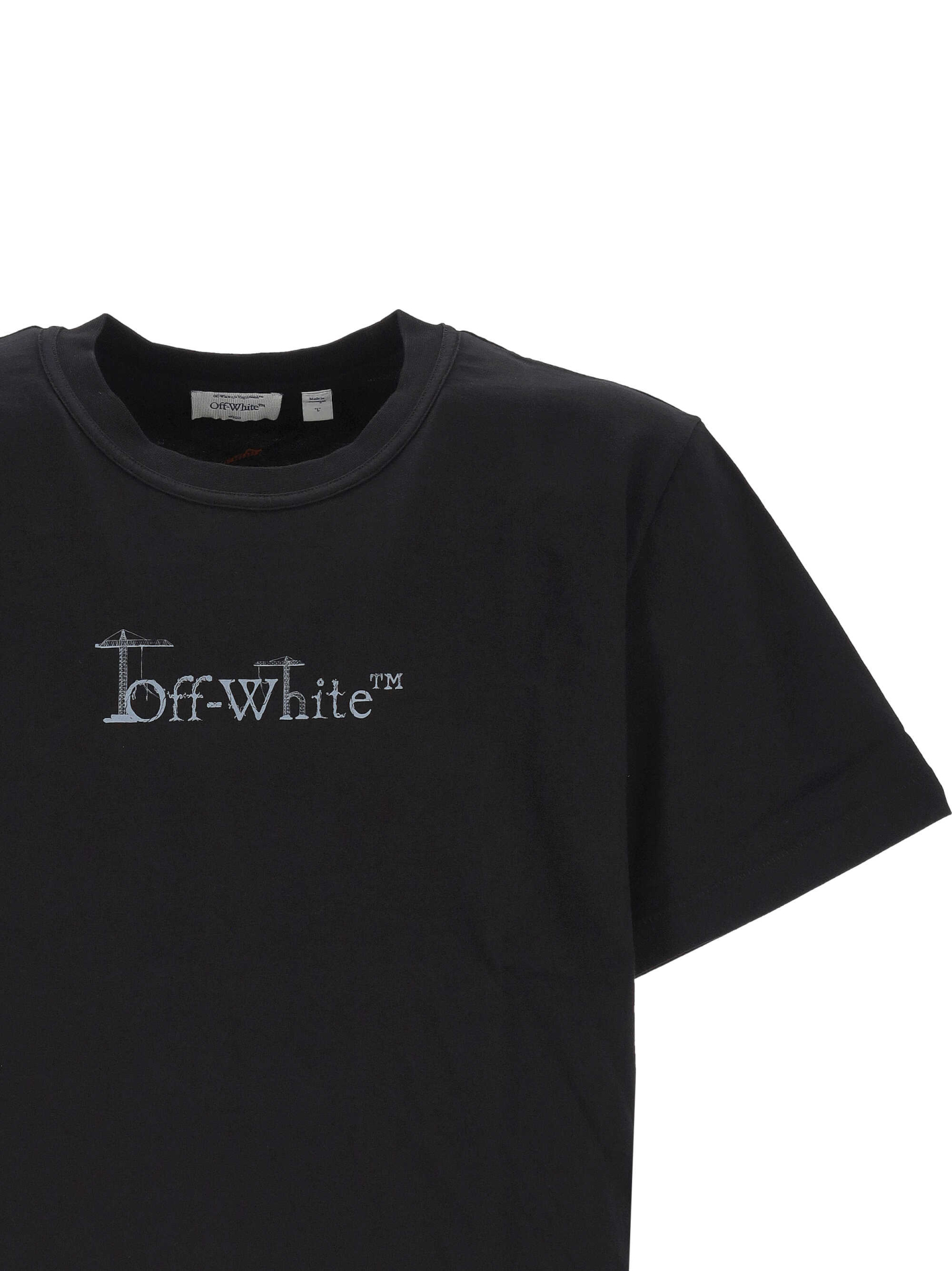 [Off White] T-shirts Short Sleeve FW26 44MAA16MF26J00D001001