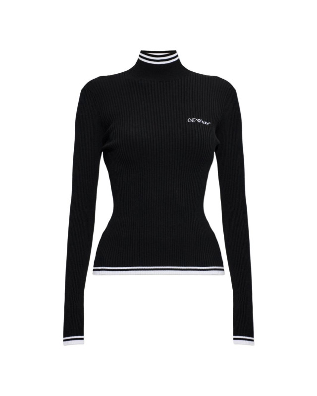 [Off White] T-shirts Long Sleeve FW26 2FB00120TW003