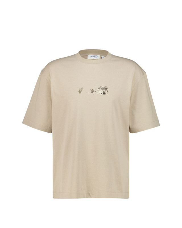 [Off White] T-shirts Short Sleeve FW26 44MAA120F26J00D031