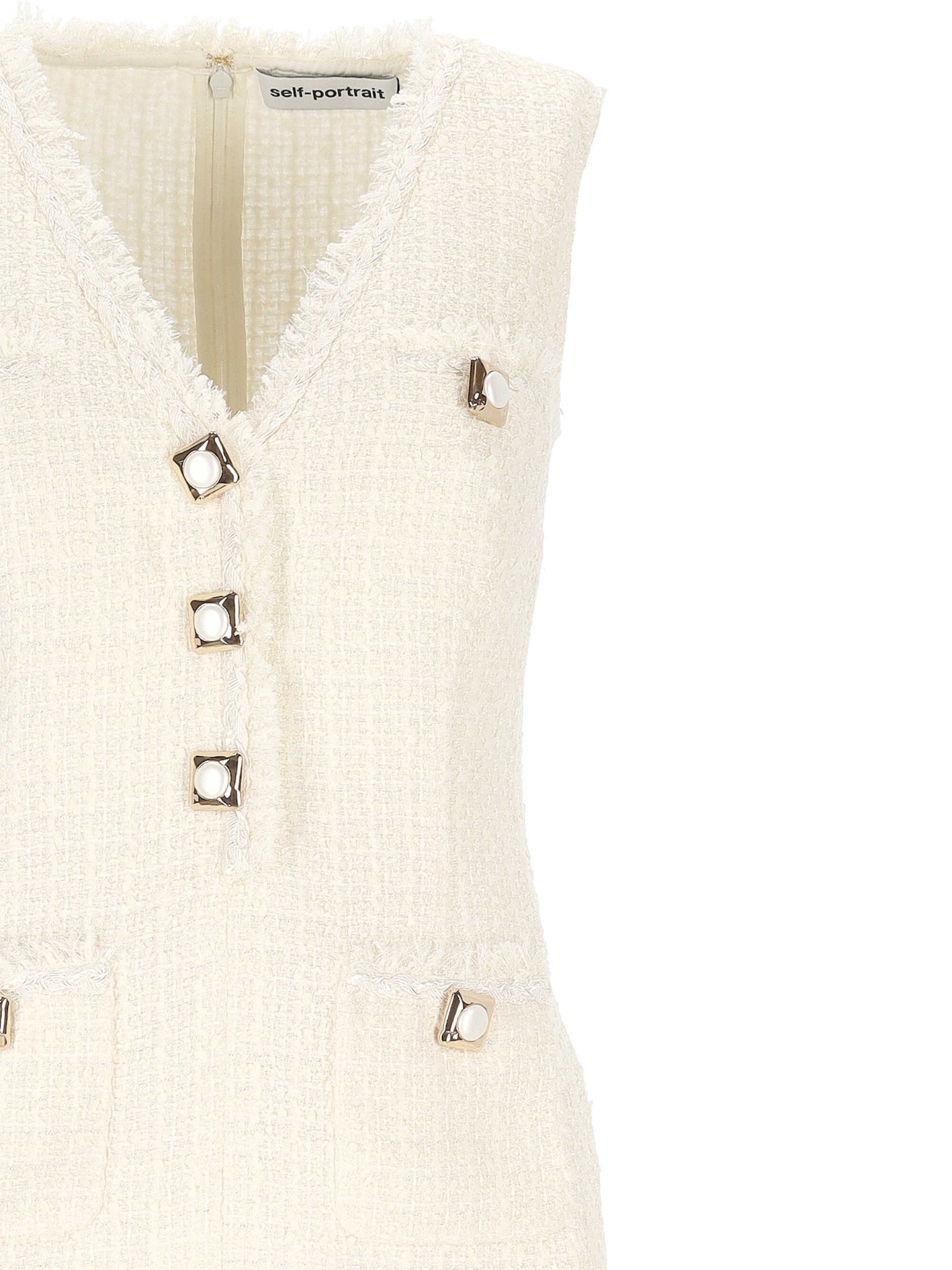 [Self - portrait] Sleeveless dress FW26 PF26-005SCCREAM