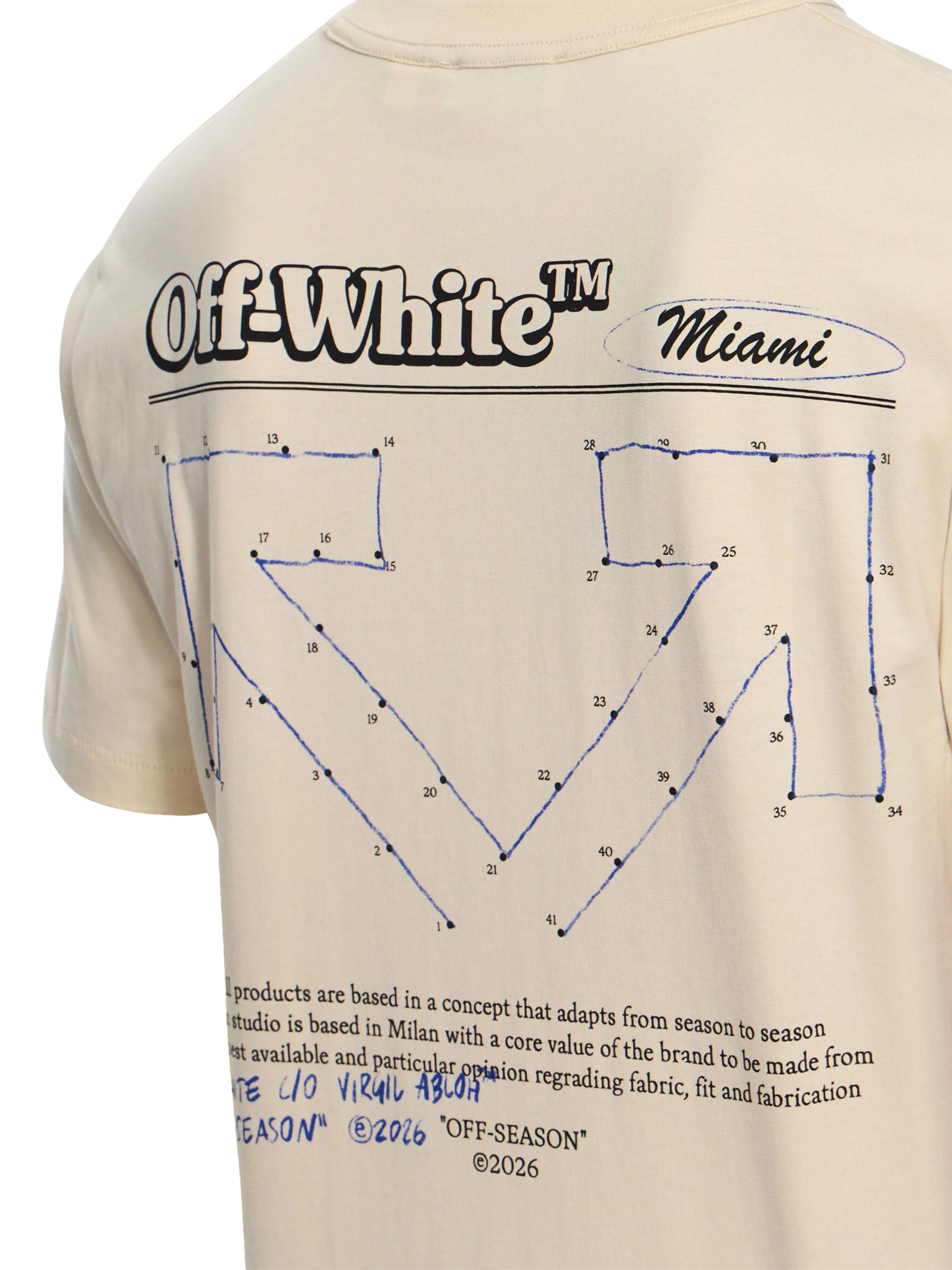 [Off White] T-shirts Short Sleeve FW26 29A00716TW230