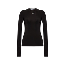 [Off White] T-shirts Long Sleeve FW26 2FB00647TW003
