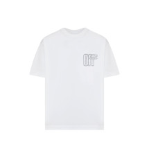[Off White] T-shirts Short Sleeve FW26 44MAA120F26J00Y100