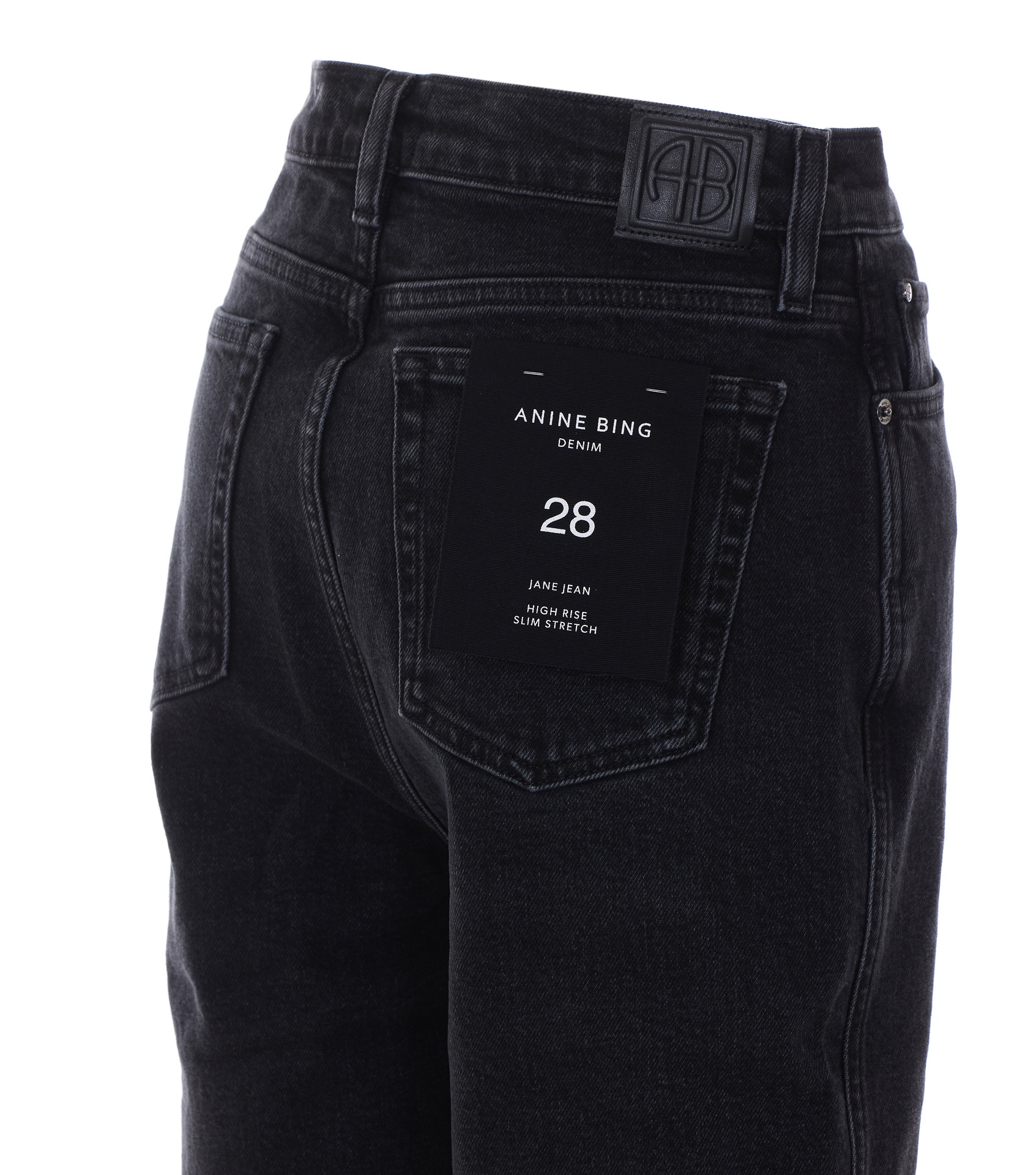 [Anine Bing] Jeans FW26 A0611943VTG3BLACK