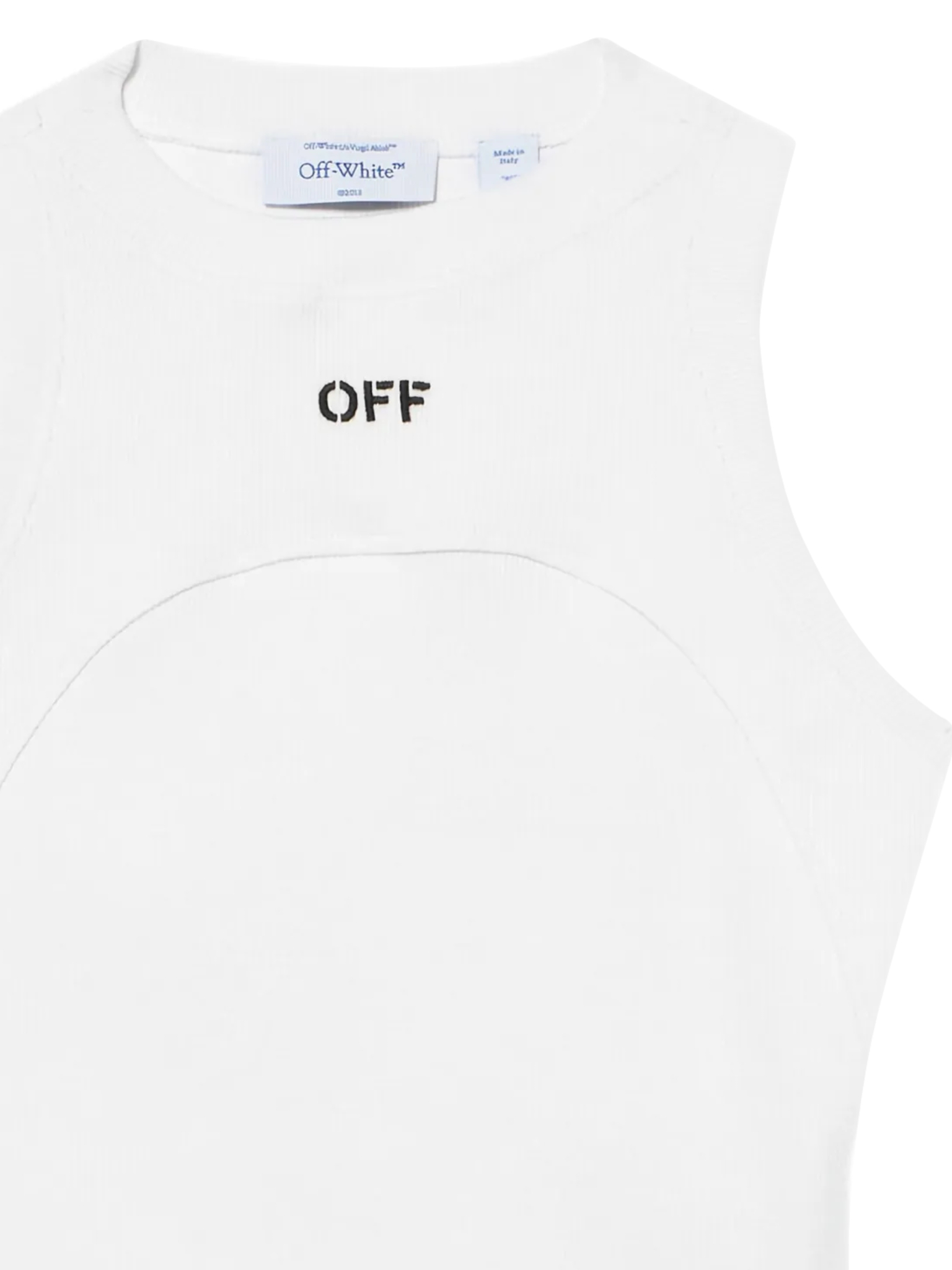 [Off White] Tank top FW26 2FA00673TW102