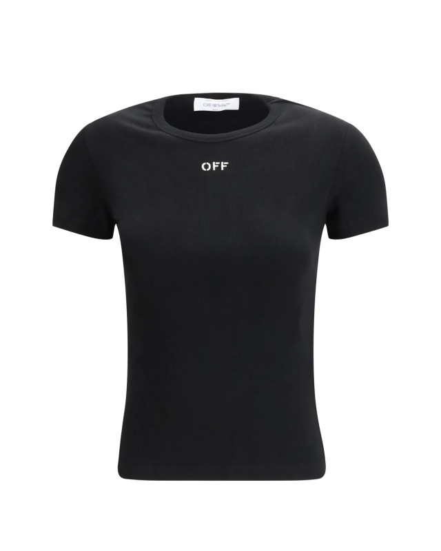 [Off White] T-shirts Short Sleeve FW26 2FA00679TW003