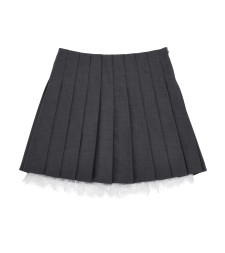 [Self - portrait] Mini skirt FW26 PF26-006SKGRGREY