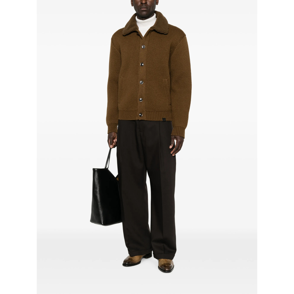 [Tom Ford] Cardigan FW26 YMK094 KBL018 ECL
