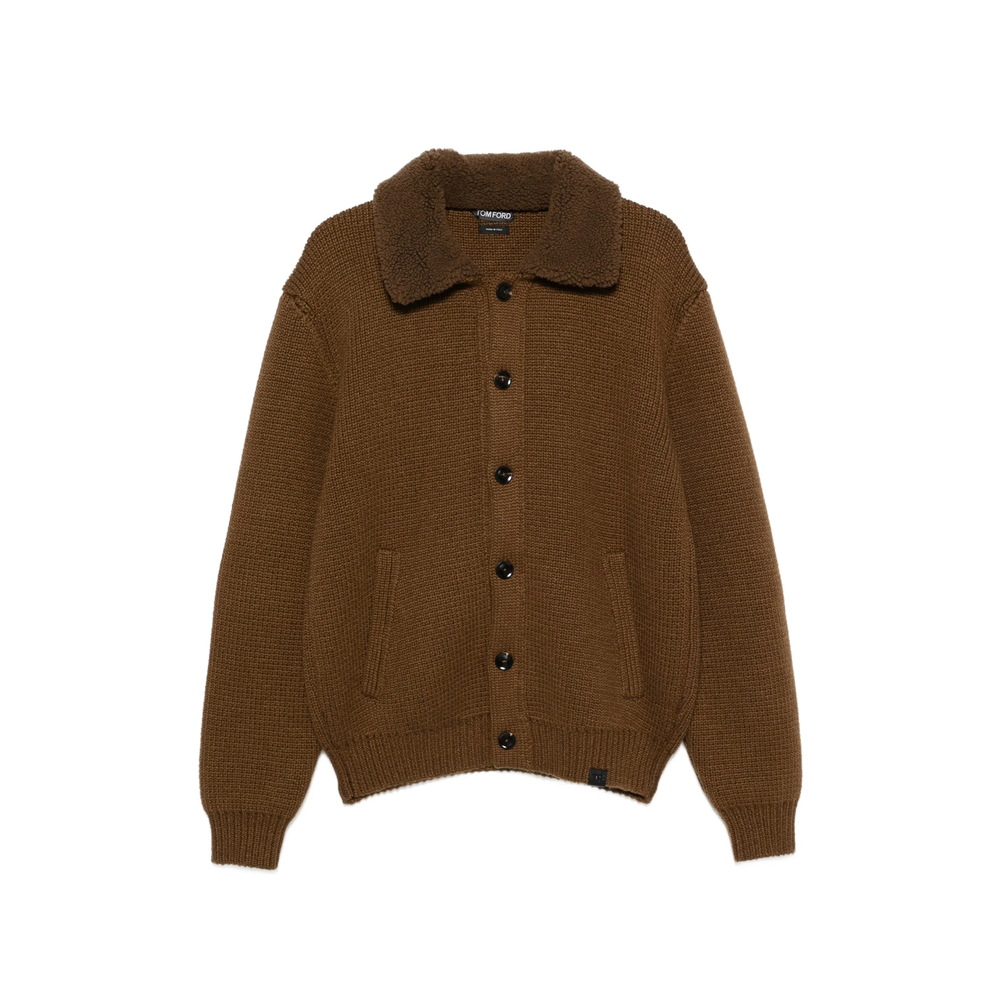 [Tom Ford] Cardigan FW26 YMK094 KBL018 ECL