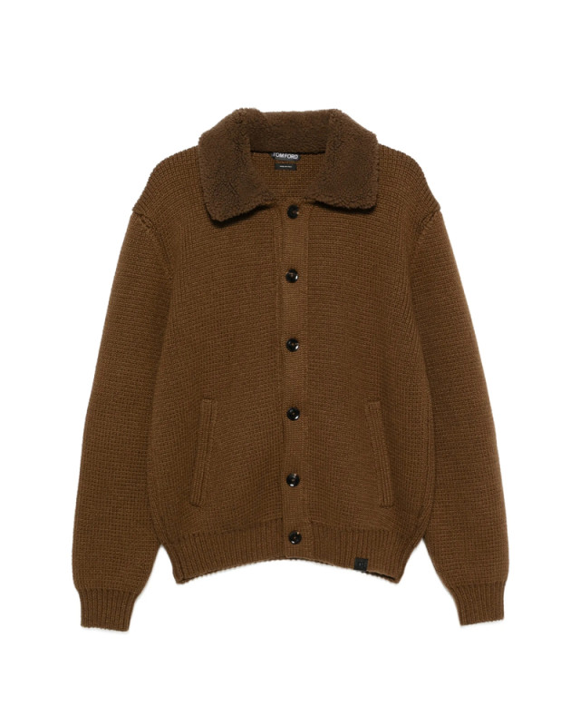[Tom Ford] Cardigan FW26 YMK094 KBL018 ECL
