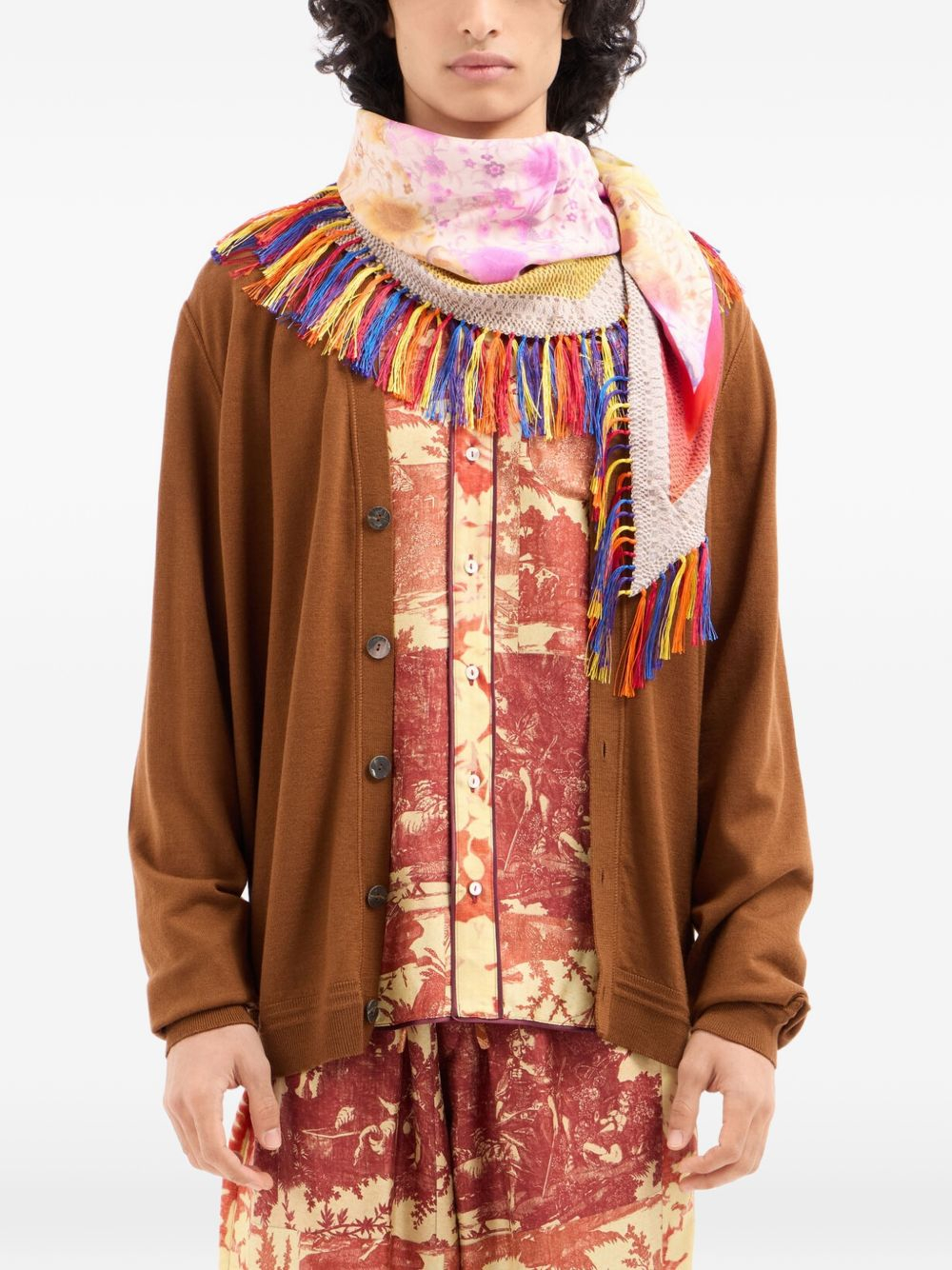 [Pierre Louis Mascia] Scarf SS26 ALOEUW/SW-100X100RPF517554/101