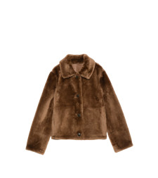 [Yves Salomon] Fur Jacket FW26 22WYV64355MESI