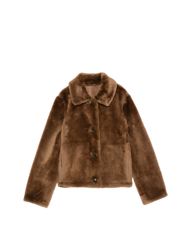 [Yves Salomon] Fur Jacket FW26 22WYV64355MESI