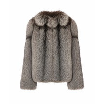 [Yves Salomon] Fur Jacket FW26 25WYV33060RDXXSILVE