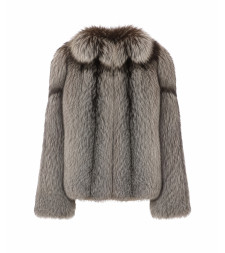 [Yves Salomon] Fur Jacket FW26 25WYV33060RDXXSILVE