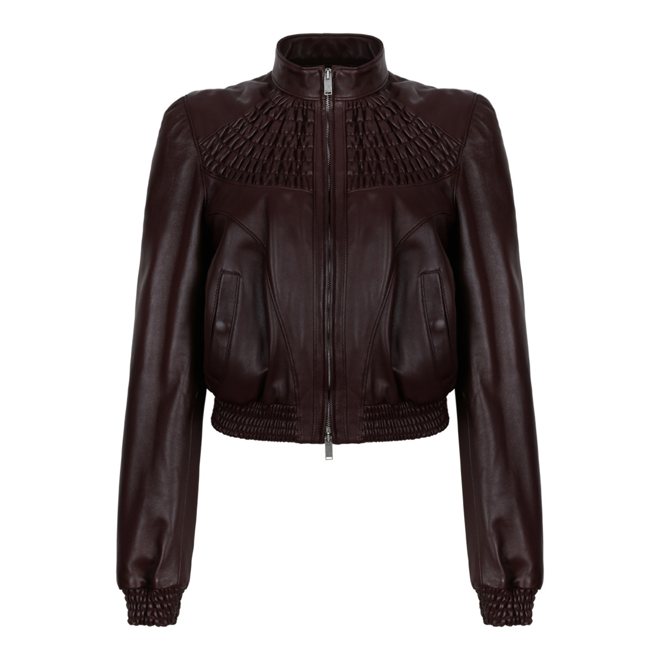 [Alexander McQueen] Leather Jacket FW26 876455-Q5ARX6250