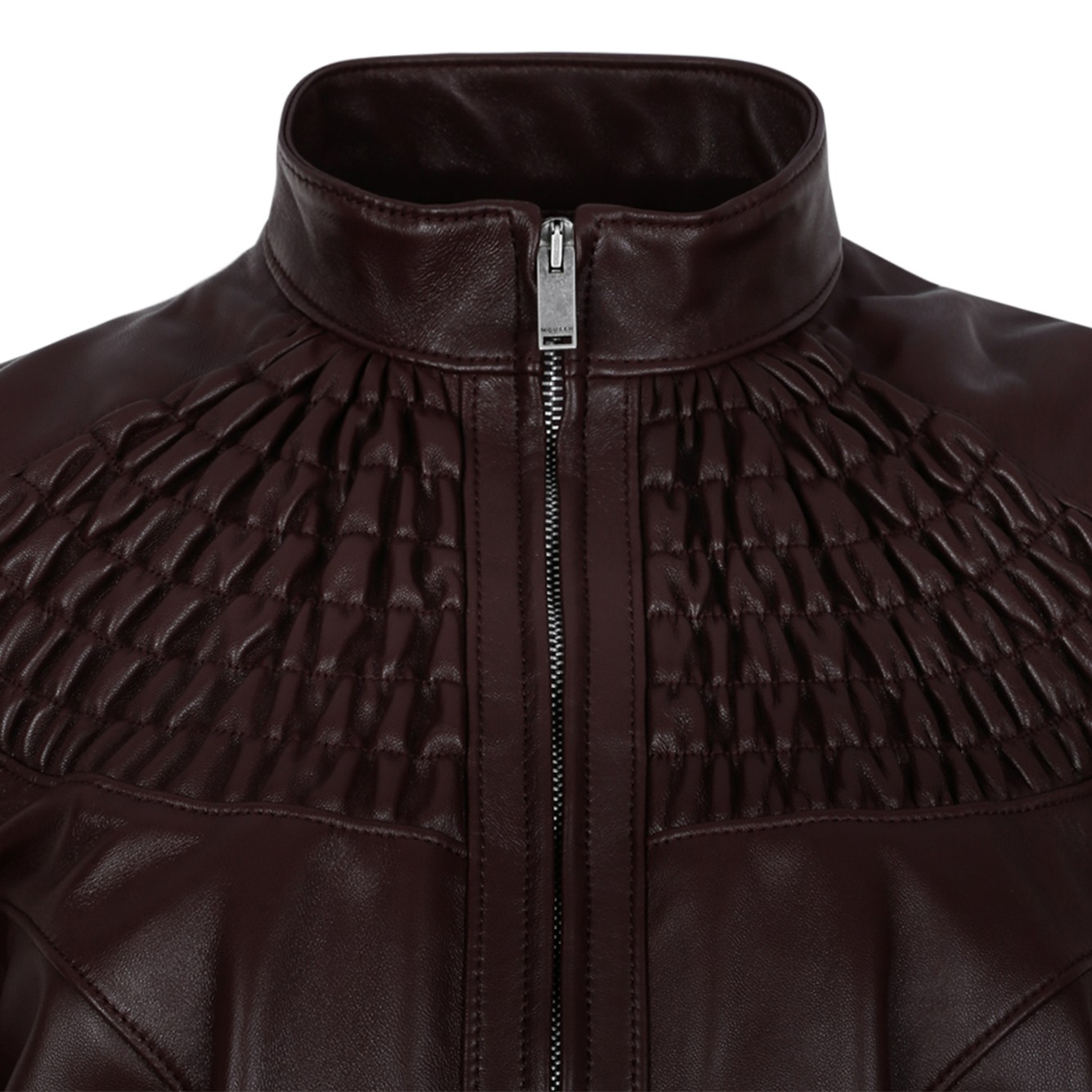 [Alexander McQueen] Leather Jacket FW26 876455-Q5ARX6250
