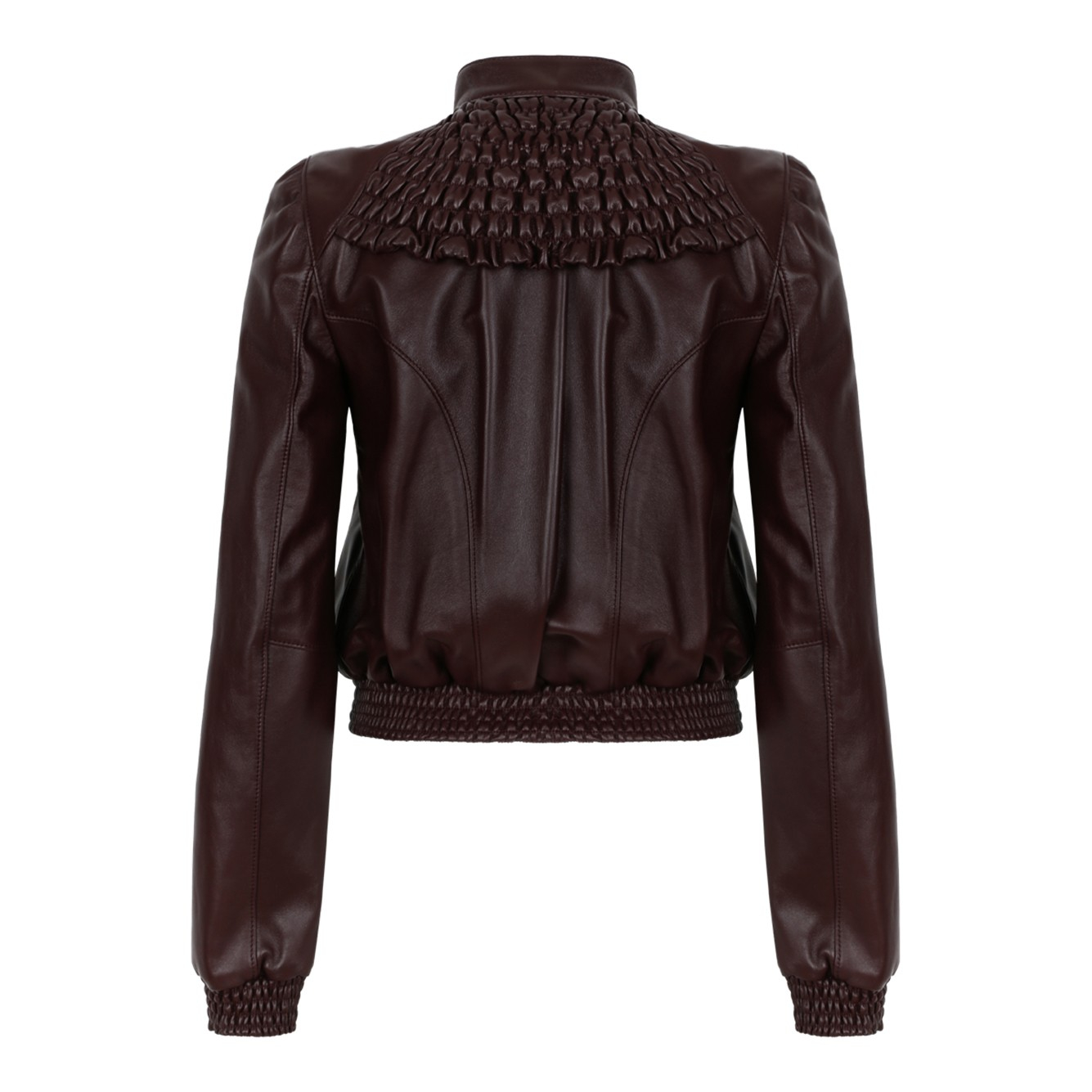 [Alexander McQueen] Leather Jacket FW26 876455-Q5ARX6250