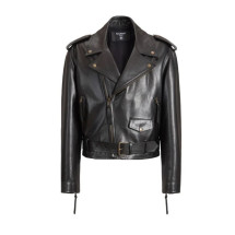 [Balmain] Leather Jacket FW26 HH1TD580LE43-0PA
