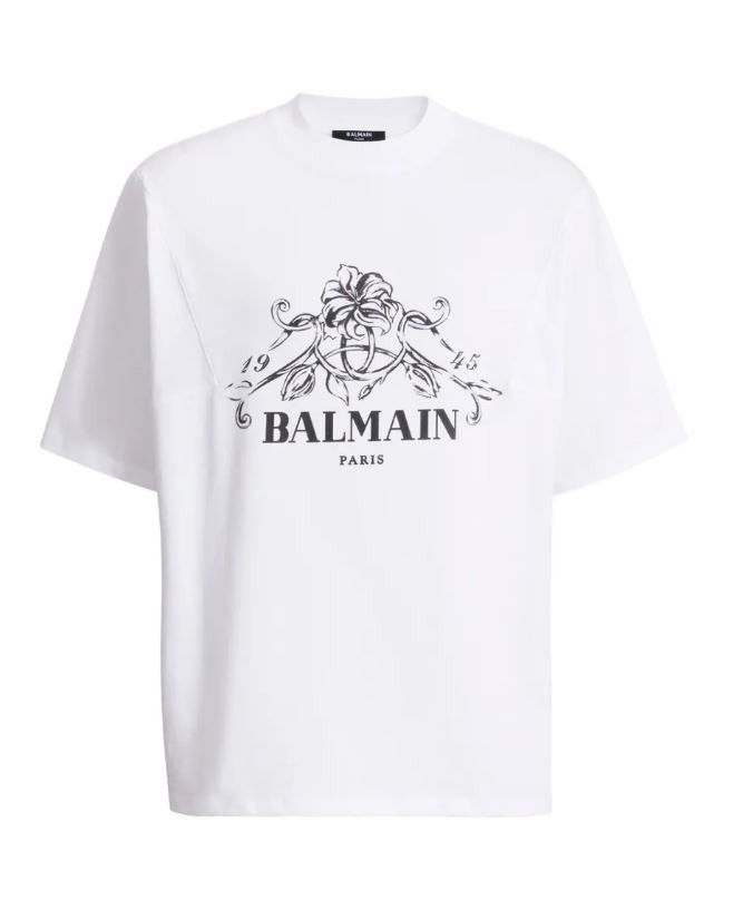 [Balmain] T-shirts Short Sleeve FW26 HH1EG275BD65-GAB