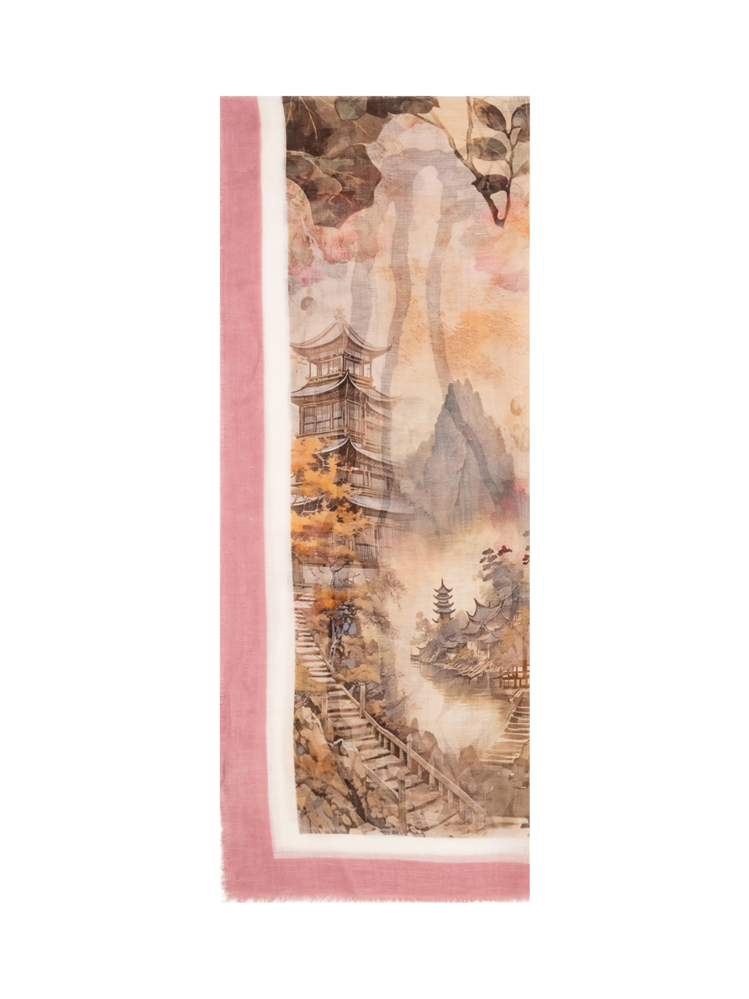 [D'aniello] Scarf SS26 CORTEZ ROSA