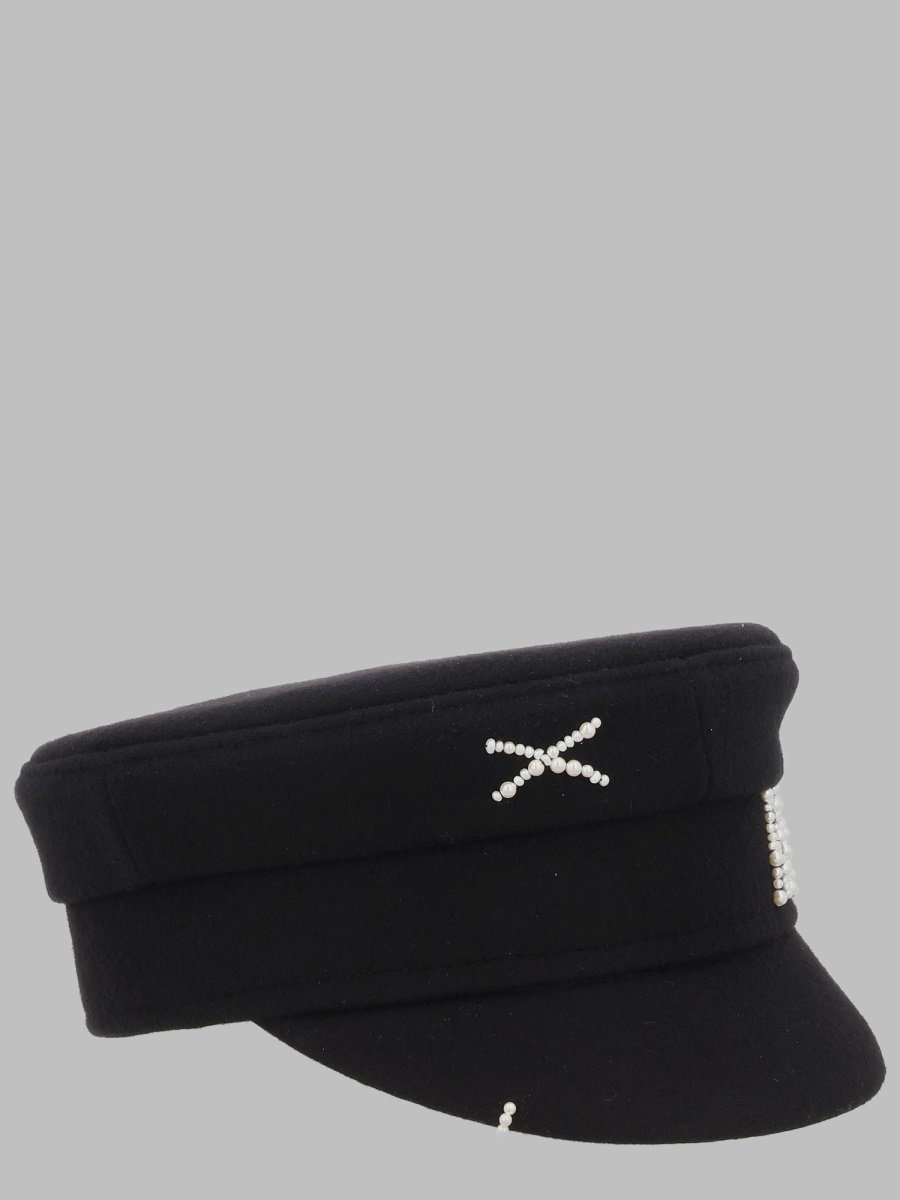 [RUSLAN BAGINSKIY] Hat FW26 KPC033PF26_WPRLBLACK