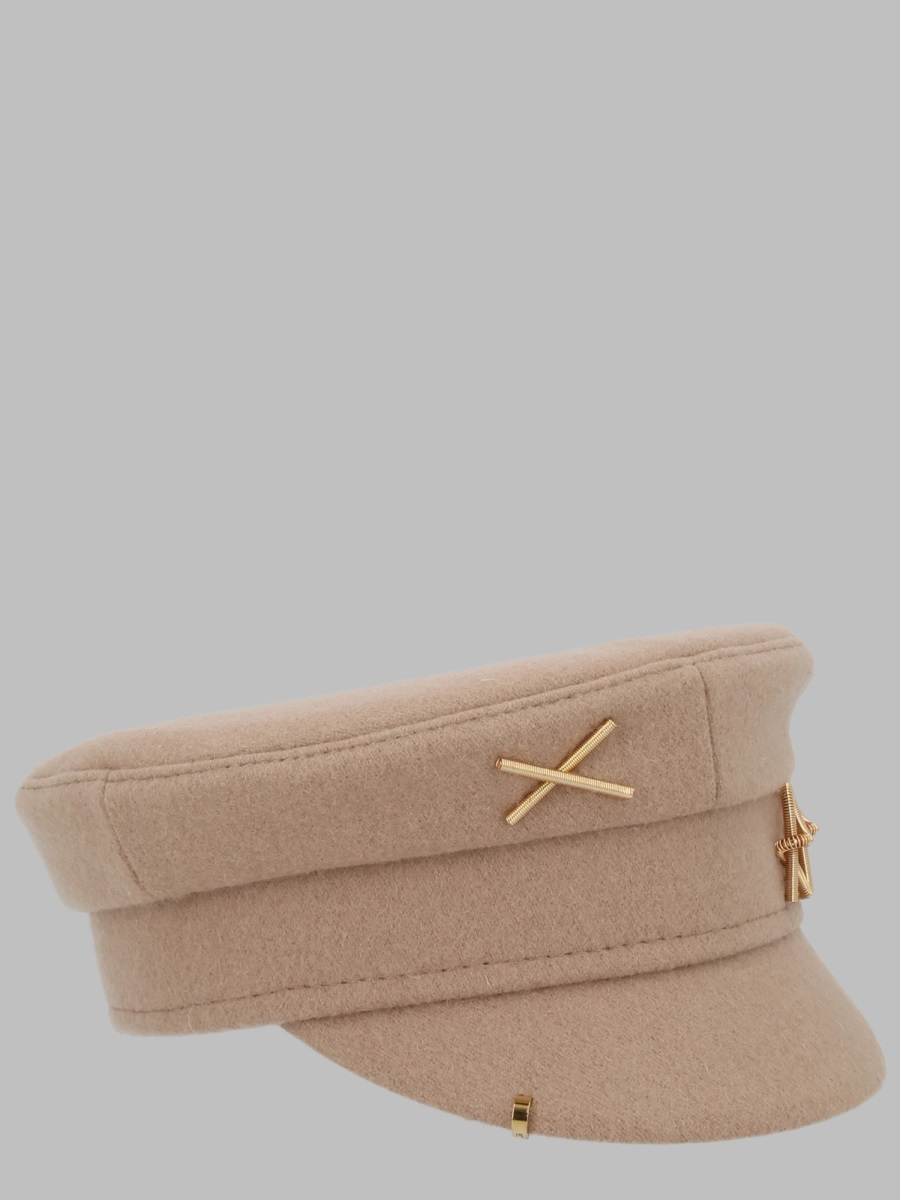 [RUSLAN BAGINSKIY] Hat FW26 KPC032.PF26_WPPRSTMRBBEIGE