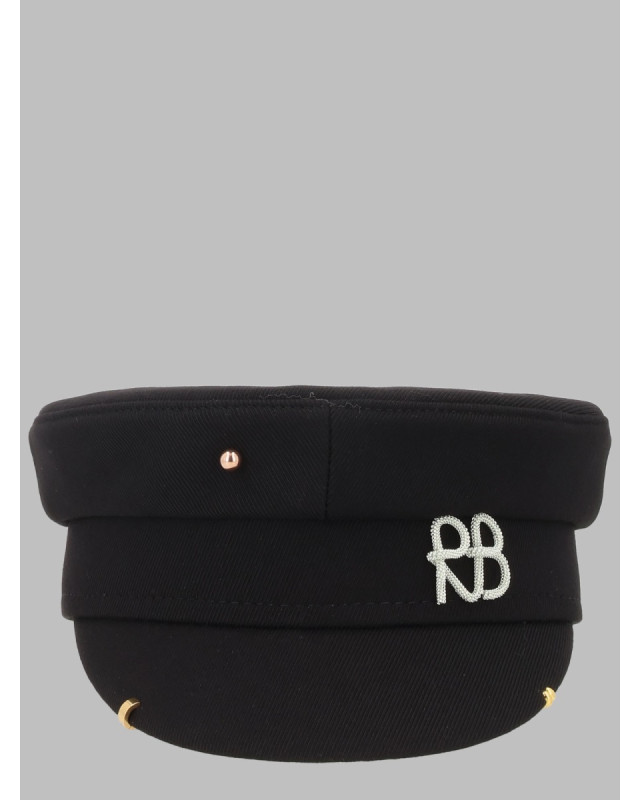 [RUSLAN BAGINSKIY] Hat FW26 KPC033.PF26_WAPRSSIRBBLACK