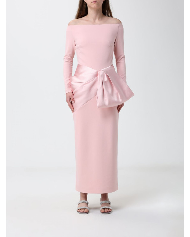 [Solace London] Long sleeve dress SS26 OS47050 CAMELLIAPINK