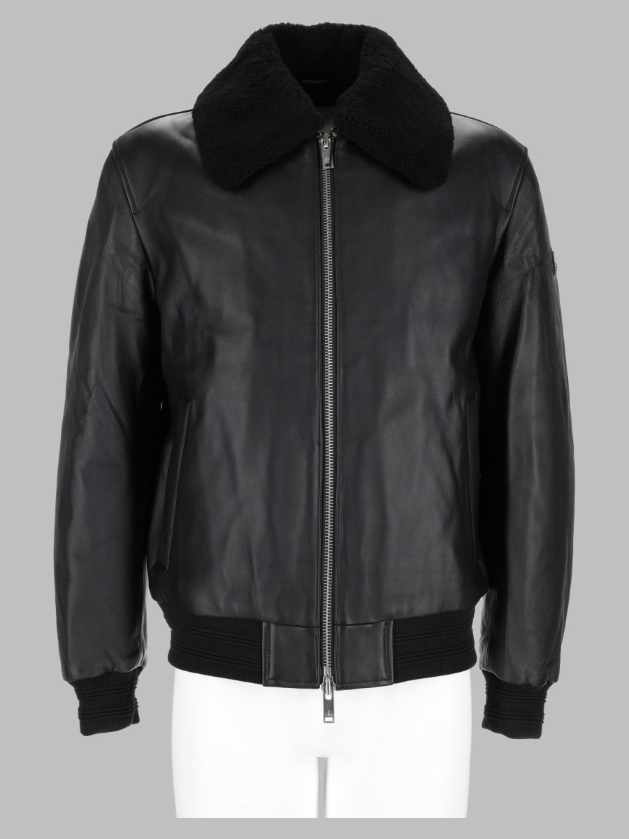 [Moose Knuckles] Leather Jacket FW26 M34ML313_313