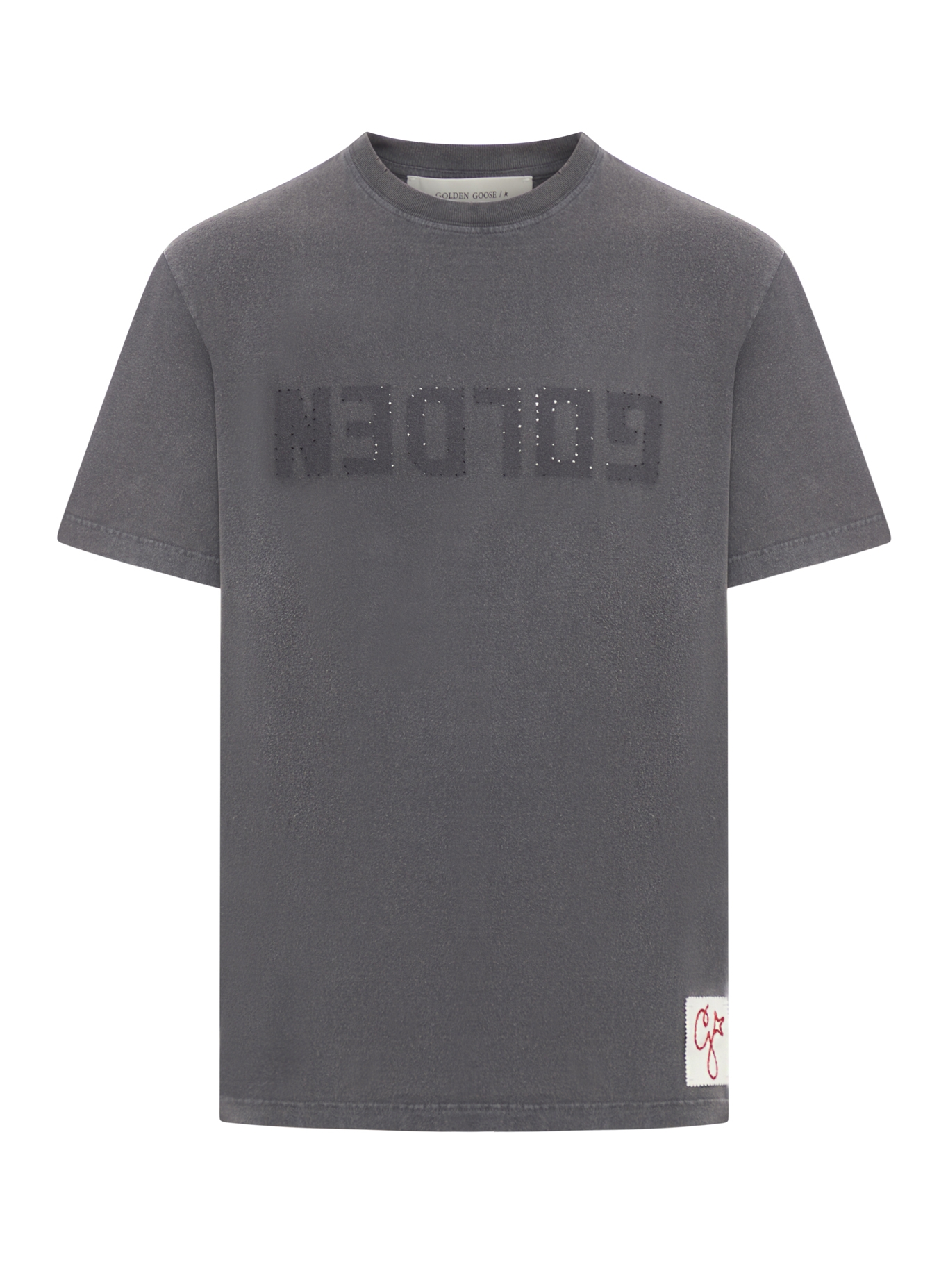 [GOLDEN GOOSE DELUXE BRAND] T-shirts FW26 GMP01220P00067160318 ANTHRACITE