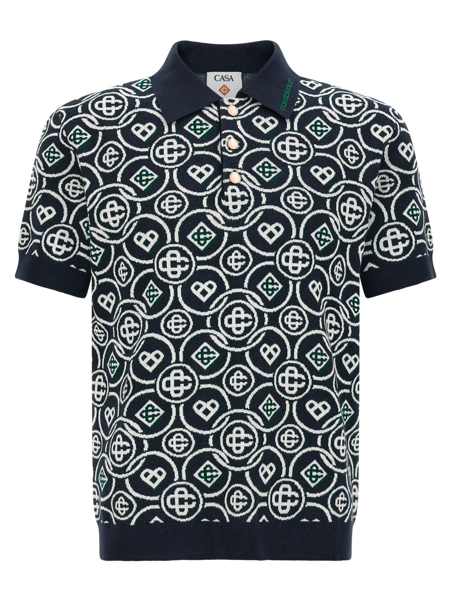 [Casablanca] T-shirts Short Sleeve FW26 MAW26KW146401CCMONOGRAM