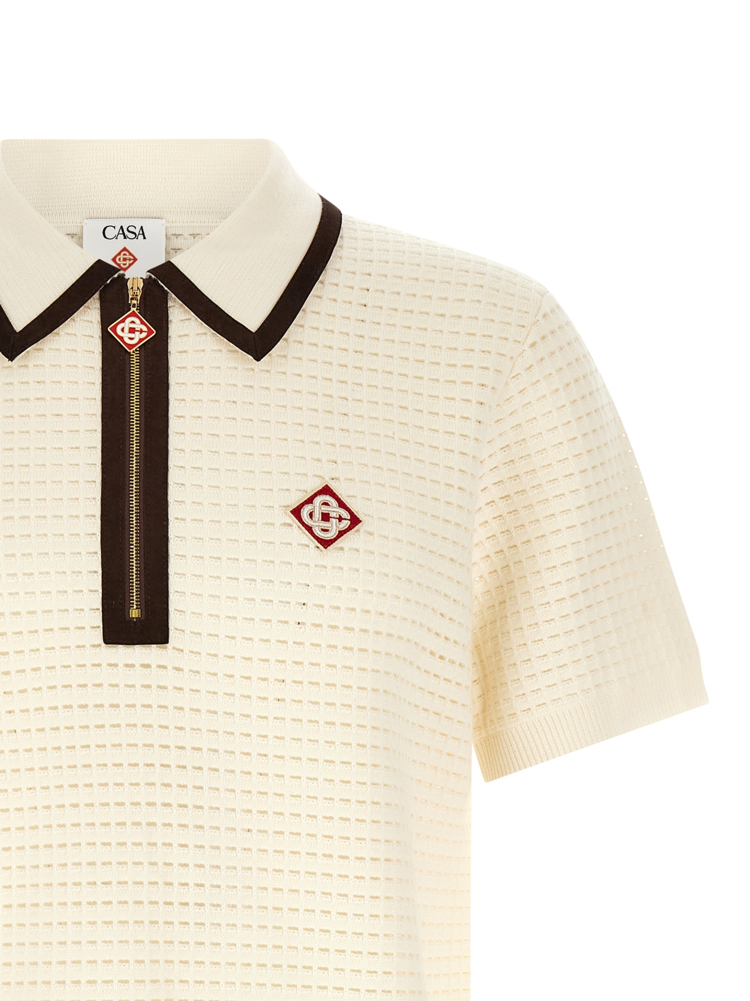 [Casablanca] T-shirts Short Sleeve FW26 MAW26KW148001WOOLWHITE