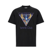 [Casablanca] T-shirts Short Sleeve FW26 MAW26JTS00107MONDEPERDUTENNISCLUBICON