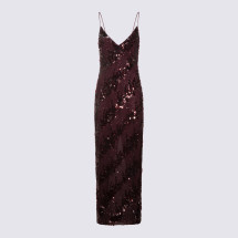 [NISSA] Sleeveless dress FW26 RS16866BORDEAUX
