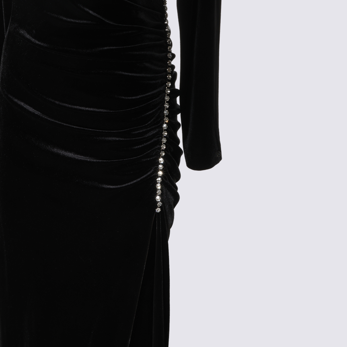 [NISSA] Long sleeve dress FW26 RS16855BLACK