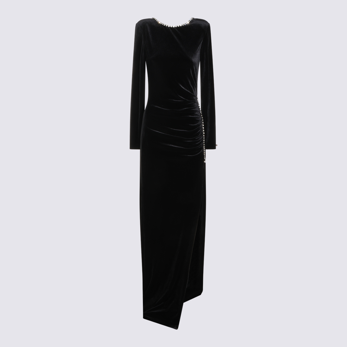 [NISSA] Long sleeve dress FW26 RS16855BLACK