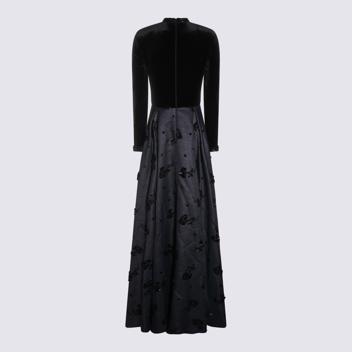 [NISSA] Long sleeve dress FW26 RS16836NAVY
