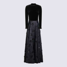 [NISSA] Long sleeve dress FW26 RS16836NAVY