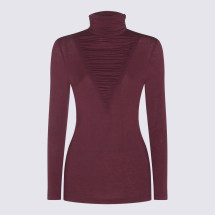 [NISSA] T-shirts Long Sleeve FW26 TOP16787BORDEAUX