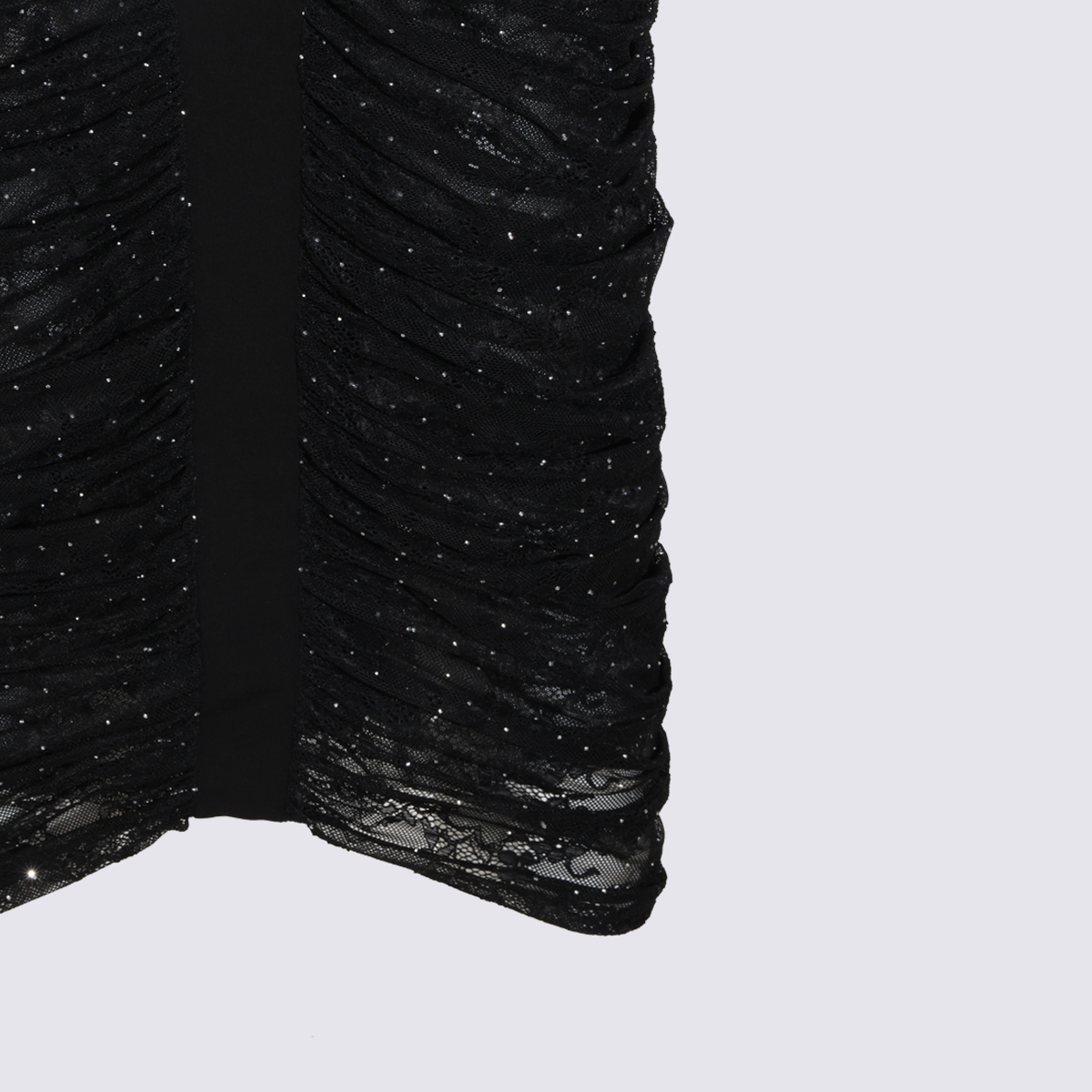 [NISSA] Long sleeve dress FW26 RS16715BLACK