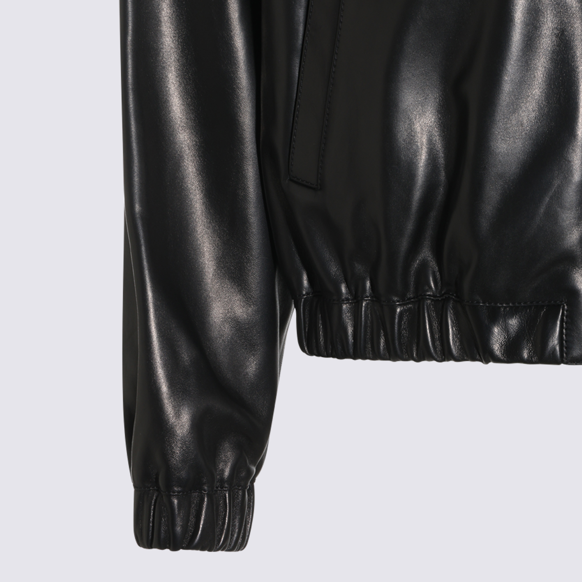 [Saint Laurent] Leather Jacket FW26 A000H9YCOJ21000